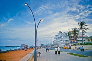 Walk along sea-front